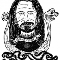 ilustração de Quorthon dos Bathory para Entulho Informativo